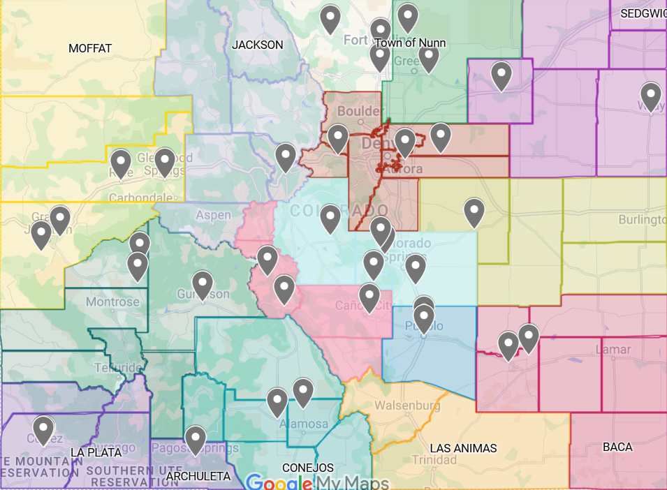 Map showing Fire Mitigation