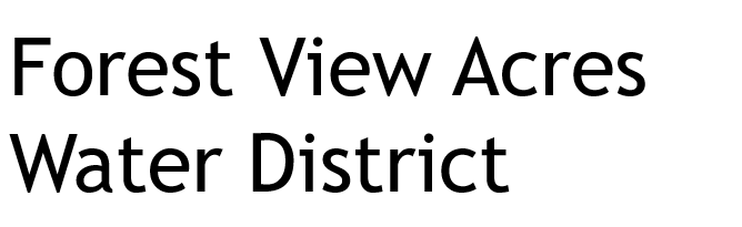 Forest View Acres Water District Logo